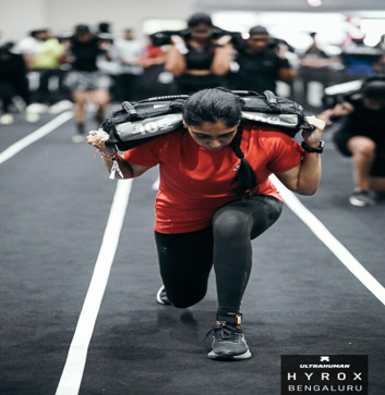 Shivoli competing at HYROX Bengaluru